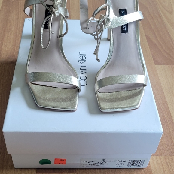 CK strappy square toe heel - Picture 2 of 4